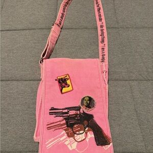 Rare- Pink Revolver Andy Warhol Crossbody Purse- Used